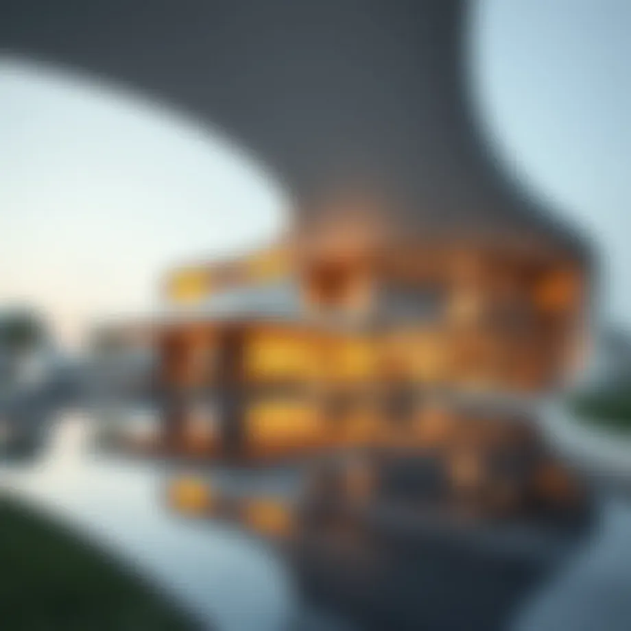 Innovative architectural design on Yas Island