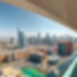 A panoramic view of Dubai's skyline showcasing iconic architecture