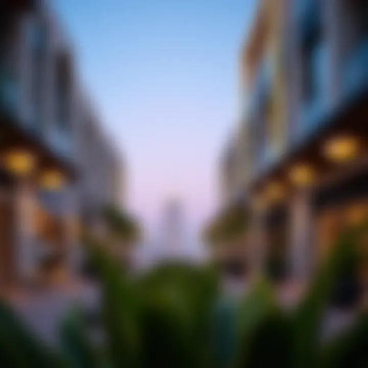 Vibrant community spaces within The Nook Dubai