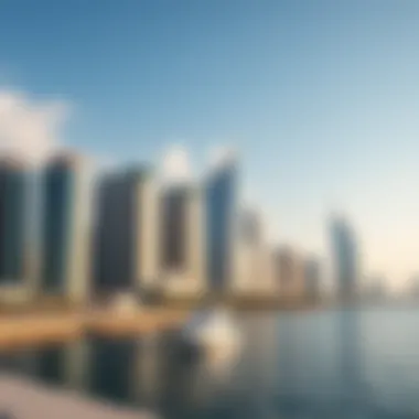 Stunning view of The Pointe's waterfront skyline