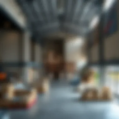 Interior layout of a J1 warehouse