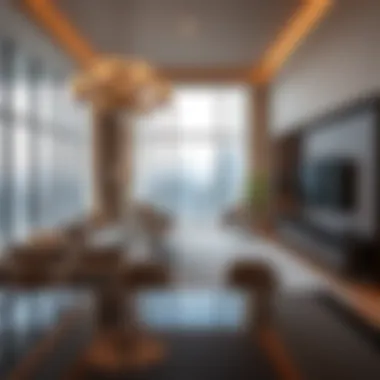 Elegance and Comfort in Living Spaces Luxurious interiors of a Vida Downtown residence