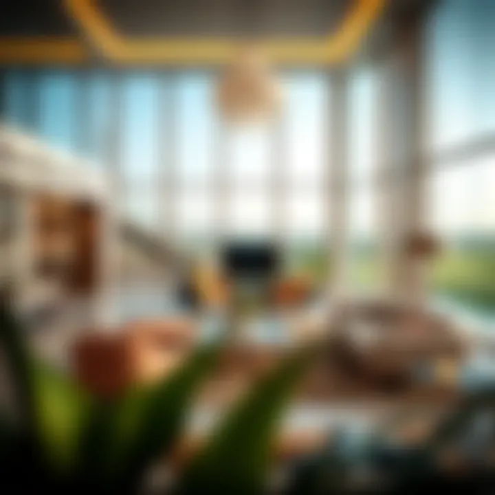 Elegant living spaces in the Yas Golf Collection